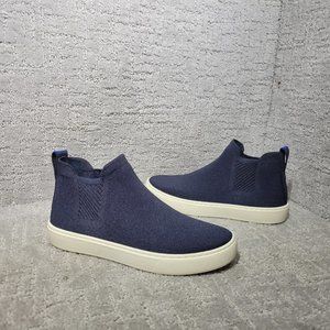 Rothy’s The Chelsea Women's Size US 6 Nightfall Navy Blue Ankle Boots Shoes